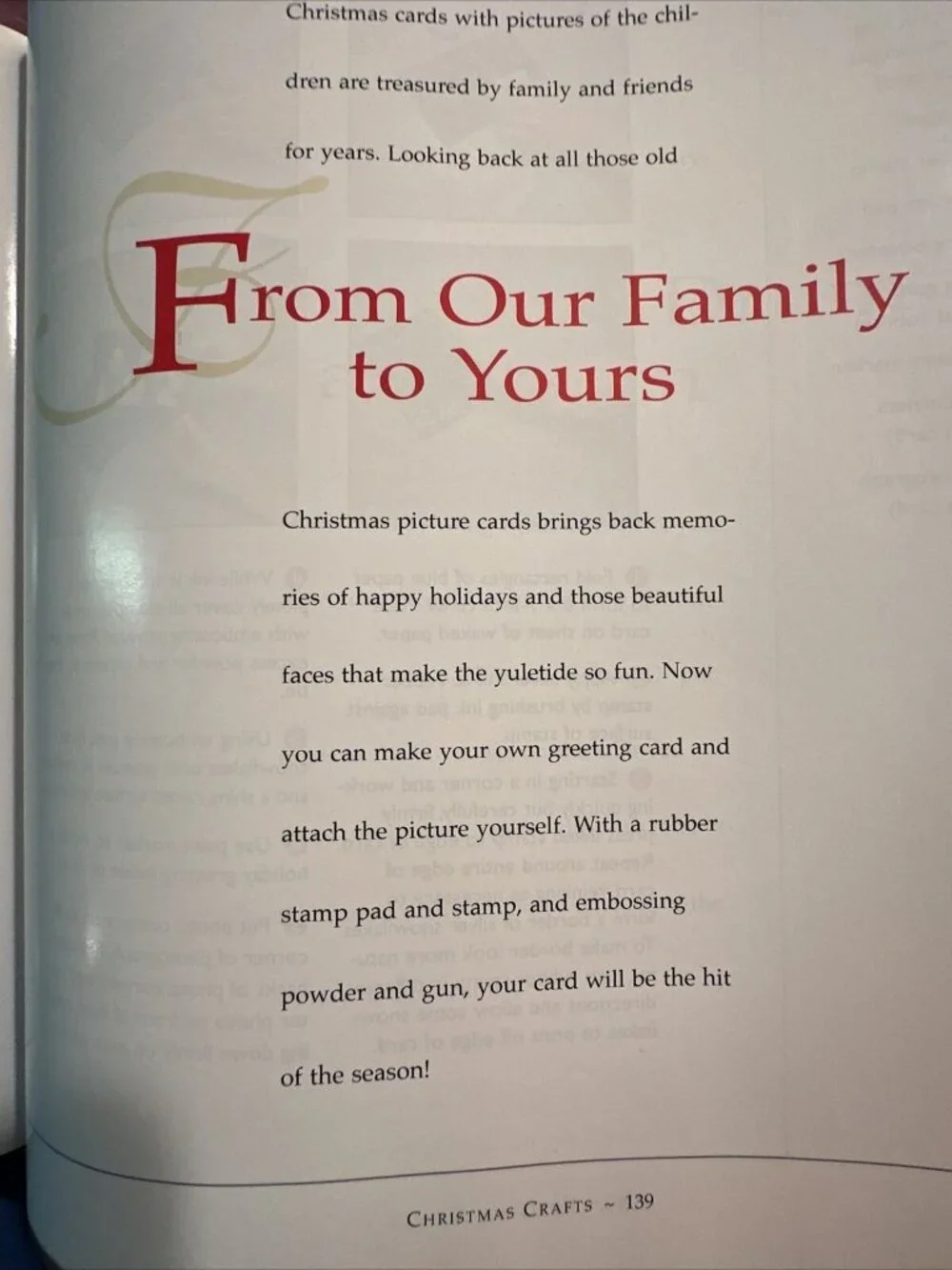 Treasury Of Christmas Cooking Crafts & Gifts Hardcover Book